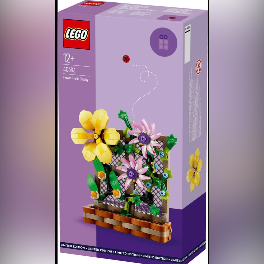 Limited edition 40683 LEGO Floral Display with Yellow and Pink Blooms